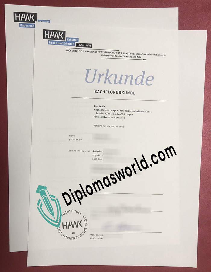 HAWK Urkunde HAWK Urkunde