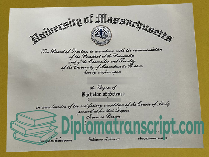 UMass Boston diploma