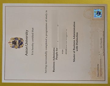 Aston Univeisty MBA degree