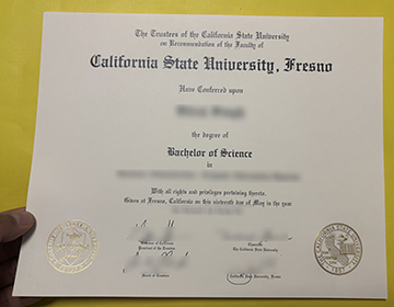 Fresno State diploma