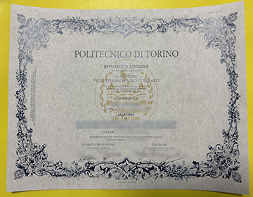 Politecnico di Torino diploma sample