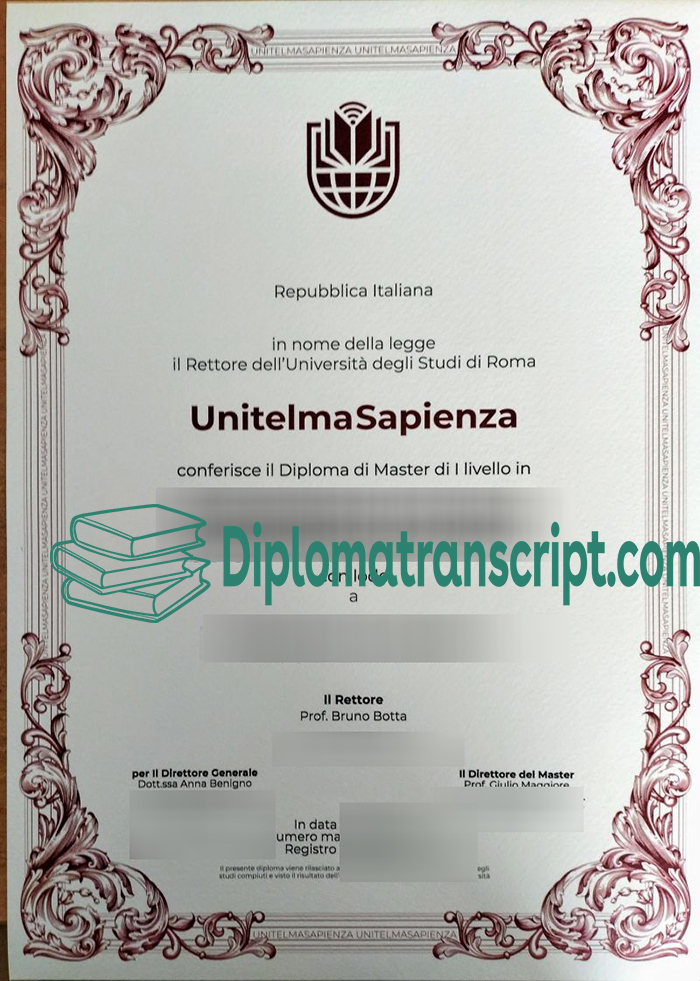 UnitelmaSapienza diploma UnitelmaSapienza diploma